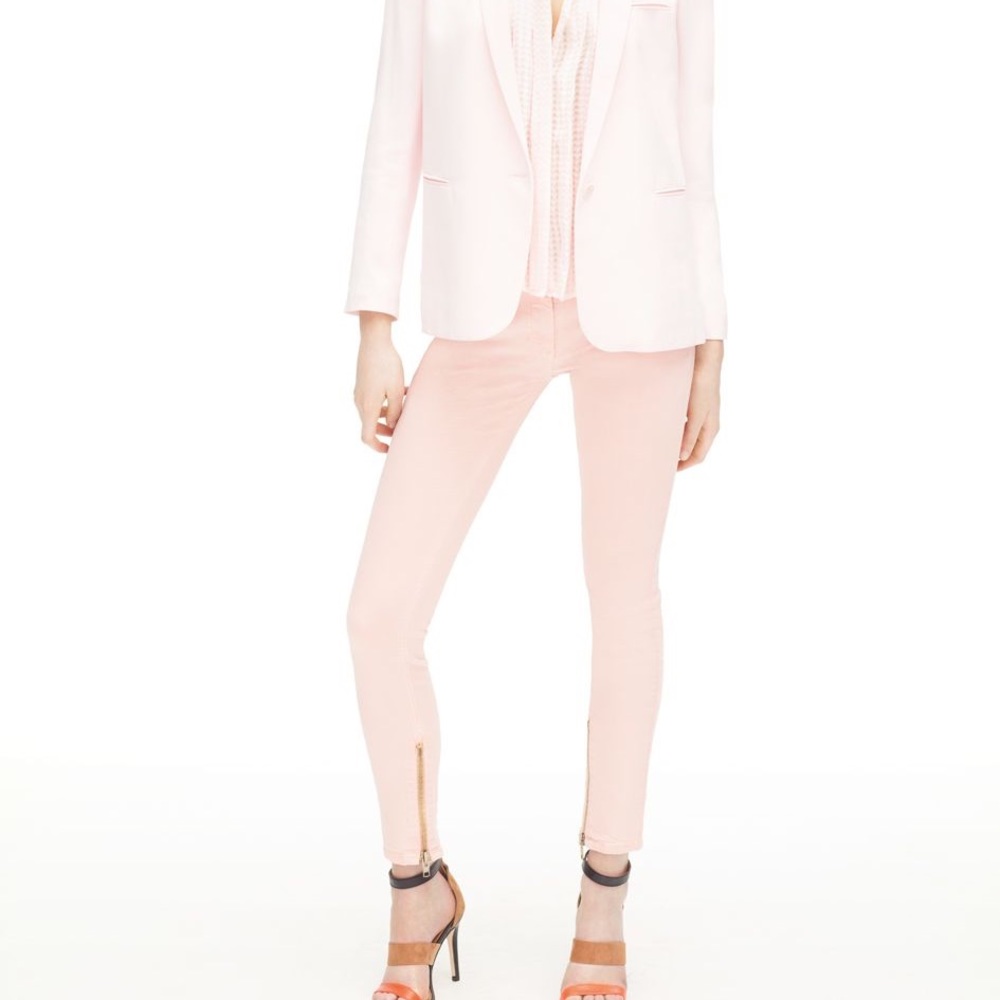 Sandro pink skinny jeans